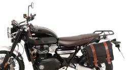Afbeeldingen van C-Bow tasdrager links zwart Hepco&Becker Triumph Scrambler 1200 XC '19-23