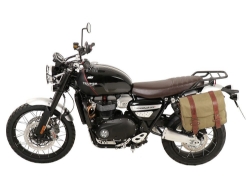 Afbeeldingen van C-Bow tasdrager links zwart Hepco&Becker Triumph Scrambler 1200 XE '19-23