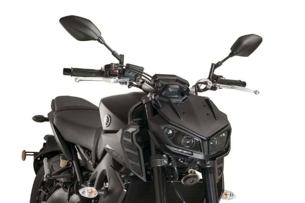 Afbeeldingen van Front cover mat zwart Puig Yamaha MT-09/SP '17-