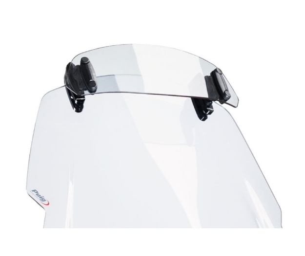 Afbeeldingen van Opzetruit transparant model Clip-On Puig (klemmen) 277x100mm