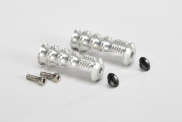 Afbeeldingen van Voetsteunen ABM voorzijde Yamaha/ Triumph diverse modellen (YA7)