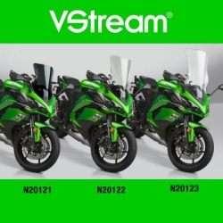 Afbeeldingen van Vervangingsruit National Cycle VStream tall touring transparant Kawasaki Z1000SX '17-'19