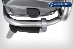 Afbeeldingen van Crash bar foot rests - silver diverse BMW modellen Wunderlich