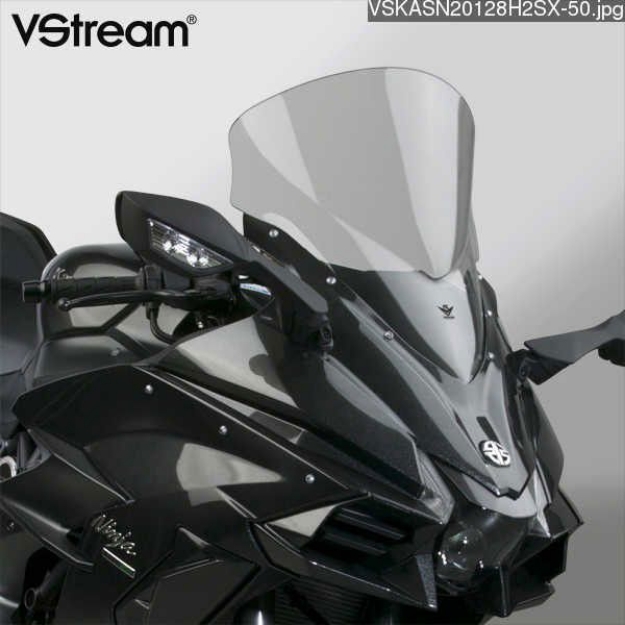 Afbeeldingen van Vervangingsruit National Cycle sport/touring licht getint Kawasaki Ninja H2 SX ’18-