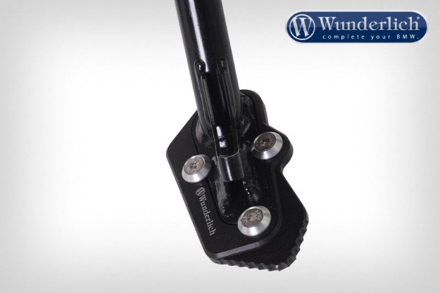 Afbeeldingen van Side stand enlarger BMW R1200RT LC / R1250RT - black Wunderlich