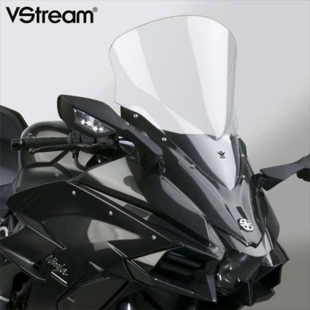 Afbeeldingen van Vervangingsruit National Cycle touring transparant Kawasaki Ninja H2 SX ’18-