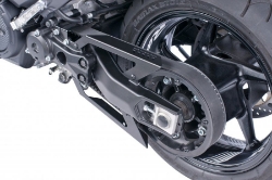 Afbeeldingen van Riemcover aluminium zwart Yamaha T-MAX '12-