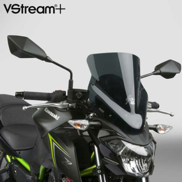 Afbeeldingen van Vervangingsruit sport donker getint National Cycle Kawasaki Z650 '17-19