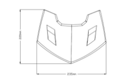 Afbeeldingen van Front cover mat zwart Puig Yamaha MT-07 '18-