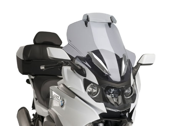 Afbeeldingen van Vervangingsruit touring met opzetruitje licht getint Puig R1200/1250RT / K1600GT/GTL