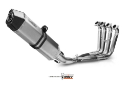 Afbeeldingen van MIVV titanium Power Evo 'Corsa' systeem met Speed Edge demper BMW S1000RR '10-