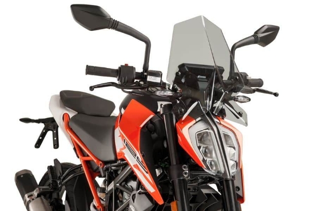 Afbeeldingen van Vervangingsruit naked bike Sport Puig KTM Duke 125/390 '17-23 licht getint