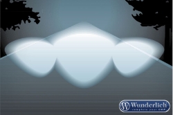 Afbeeldingen van LED additional headlight â€œMicroFlooterâ€ BMW R1200R -'14 - black Wunderlich