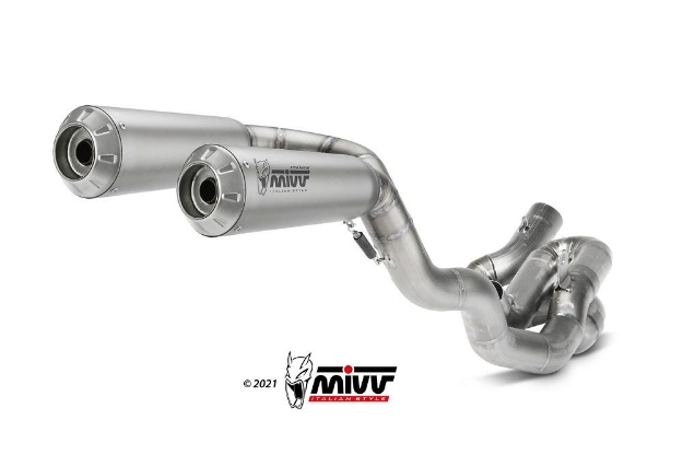 Afbeeldingen van MIVV Full System Evo titanium Ducati Streetfighter V4 '20-22