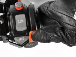 Afbeeldingen van Turn signal cancel switch lever diverse BMW modellen - black Wunderlich
