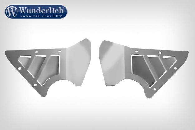 Afbeeldingen van Rock Guard Set for Original BMW Engine Protection Bars front BMW R1200GS LC/Adv - silver Wunderlich