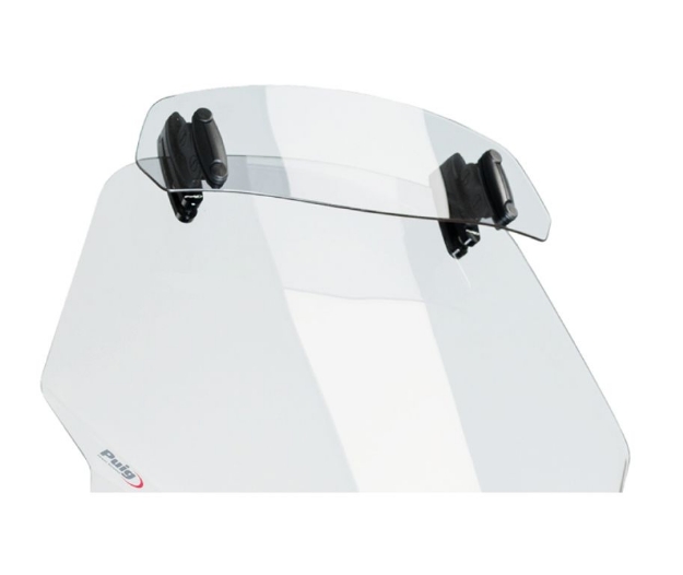 Afbeeldingen van Opzetruit transparant model Clip-On Puig (klemmen) 325x102mm
