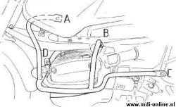Afbeeldingen van Valbeugel chroom Hepco&Becker BMW R850 '98-'00 / 1100GS '94-'99