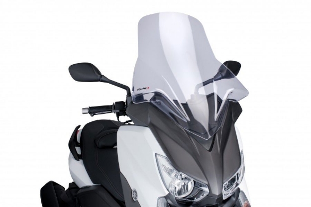 Afbeeldingen van Vervangingsruit V-Tech Line touring diverse Yamaha X-Max/ YP modellen-transparant