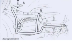 Afbeeldingen van Valbeugel zilver Hepco&Becker voor BMW R1150GS '00-04