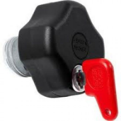 Afbeeldingen van Afsluitbare Hepco & Becker Lock-it slot ZONDER cilinder/sleutel