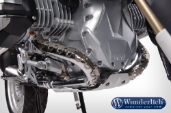 Afbeeldingen van Header pipe protector Dakar diverse BMW modellen - silver Wunderlich