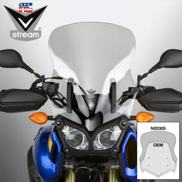 Afbeeldingen van Vervangingsruit National Cycle sport/tour licht getint Yamaha XT1200Z Super Tenere '10-13