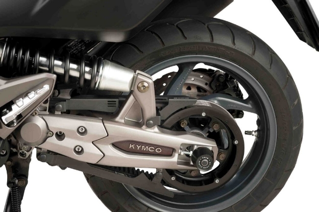 Afbeeldingen van Riemcover aluminium zwart Kymco AK550 '17-