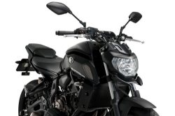 Afbeeldingen van Voorspatbord/snavel verlenger mat zwart Puig Yamaha MT-07 '18-20