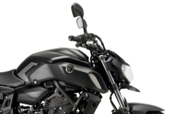Afbeeldingen van Voorspatbord/snavel verlenger mat zwart Puig Yamaha MT-07 '18-20