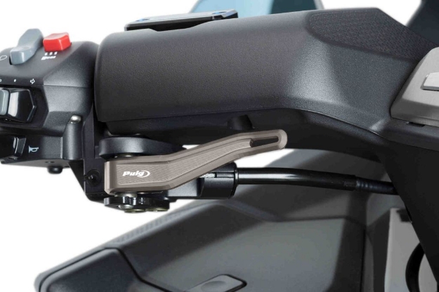 Afbeeldingen van Handremhendel aluminium Puig Kymco AK550 '17--Zilver