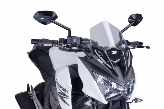 Afbeeldingen van Vervangingsruit naked bike Puig Kawasaki Z800/ E '13--transparant