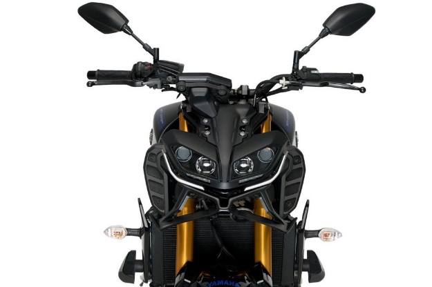 Afbeeldingen van Front Spoiler Downforce Front van Puig voor de Yamaha MT-09 / SP '17-