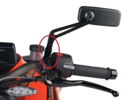 Afbeeldingen van Stuurspiegel adapter Puig links Kymco AK550 '17-
