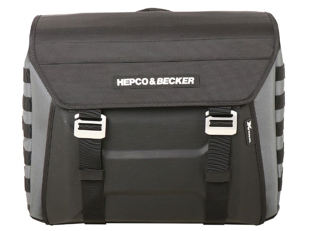 Afbeeldingen van Tas XTravel links met universeel adapter van Hepco&Becker