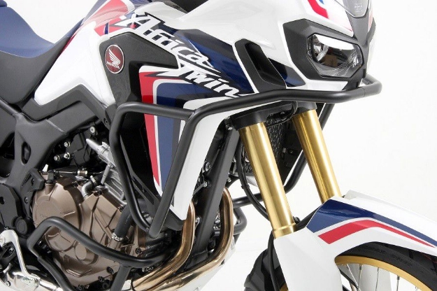 Afbeeldingen van Valbeugel zwart (tank) Hepco&Becker voor Honda CRF1000L Africa Twin '16-17