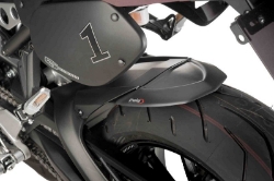 Afbeeldingen van Achterspatbord verlenger mat zwart voor het originele spatbord Kawasaki Versys 1000 '12-'18