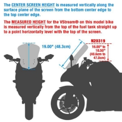 Afbeeldingen van Vervangingsruit National Cycle VStream touring transparant Yamaha XT1200Z Super Tenere '14-20