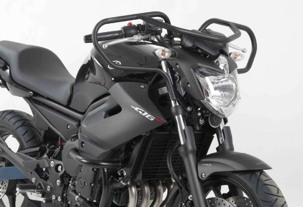Afbeeldingen van Valbeugel zwart voorzijde Hepco&Becker Yamaha XJ6 '09-16