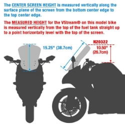 Afbeeldingen van Vervangingsruit National Cycle VStream touring transparant Yamaha MT-09 '17-