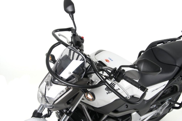 Afbeeldingen van Valbeugel zwart voorzijde Hepco&Becker Honda NC700S '12-13 / NC750S/DCT '14-