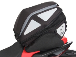 Afbeeldingen van Rear bag Royster zwart met spanbanden Hepco&Becker