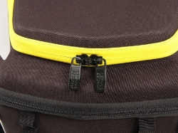 Afbeeldingen van Rear bag Royster geel met spanbanden Hepco&Becker