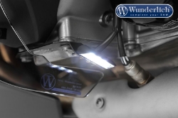 Afbeeldingen van Side stand illuminator BMW K1600B/Grand America/GT/GTL - black Wunderlich