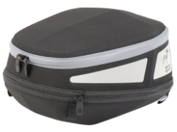 Afbeeldingen van Rear bag Royster Sport zwart/grijs inclusief spanbanden Hepco&Becker