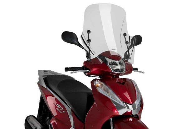 Afbeeldingen van Windscherm scooter model T.X. transparant Puig