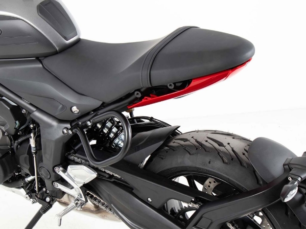 Afbeeldingen van Valbeugel achterzijde zwart Hepco&Becker Triumph Trident 660 '21-24