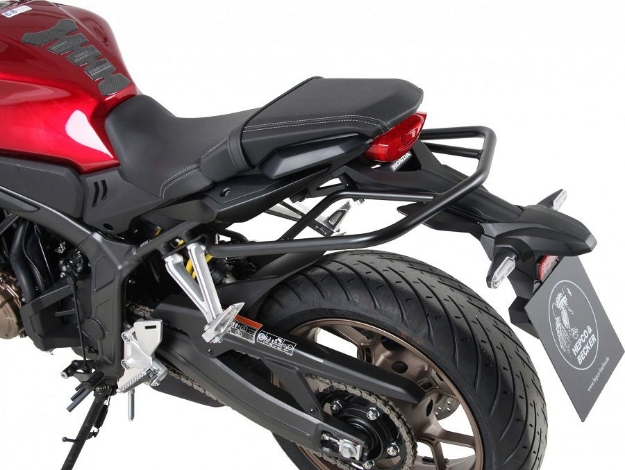 Afbeeldingen van Valbeugel achterzijde Hepco&Becker zwart Honda CB650R '21-23