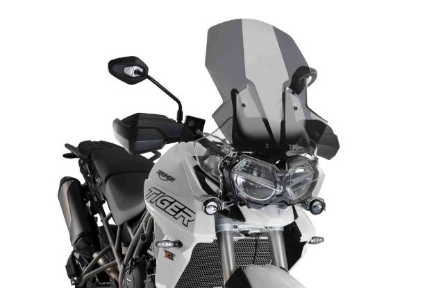 Afbeeldingen van Vervangingsruit touring Puig Triumph Tiger 800XCX '18- -donker getint