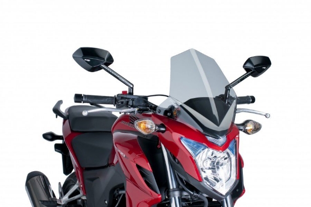 Afbeeldingen van Vervangingsruit naked bike Puig Honda CB500F '13-'15-licht getint